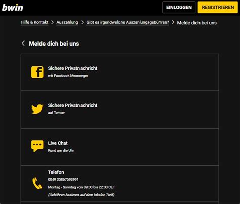 bwin kontakt|bwin kundenservice.